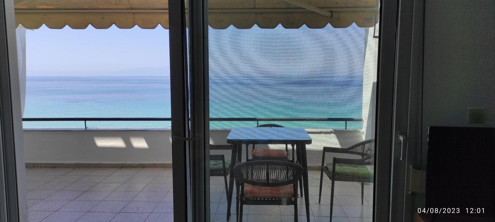 Seaside Beach House Siviri Esterno foto