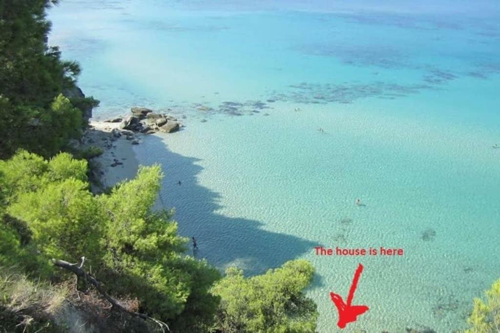Seaside Beach House Siviri Esterno foto